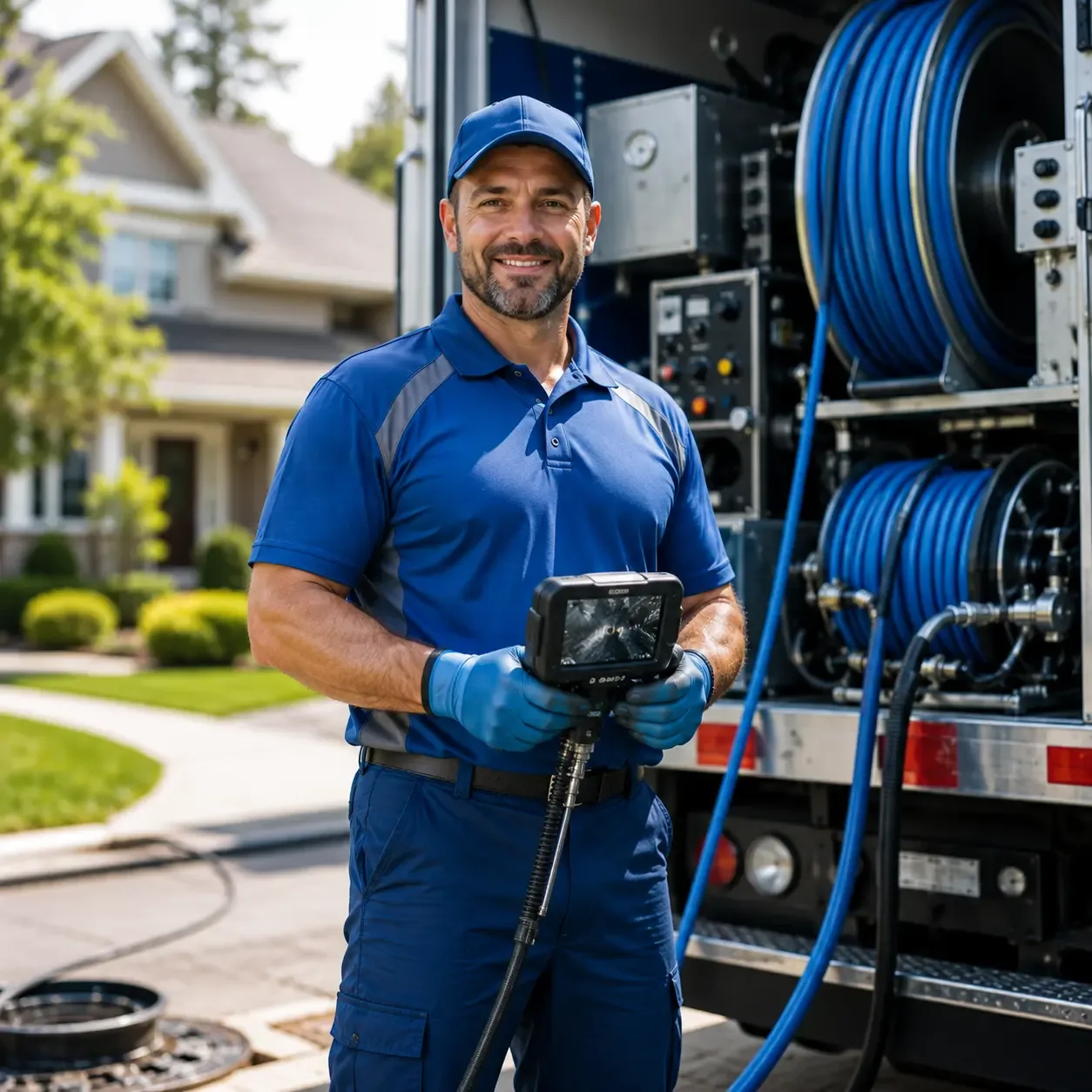 Local outdoor drain cleaning specialists in Central Lake, MI